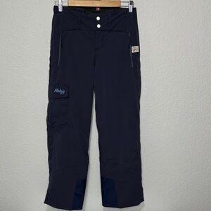 Maloja Navy Snow Skiing Pants Grow With Me Youth Large